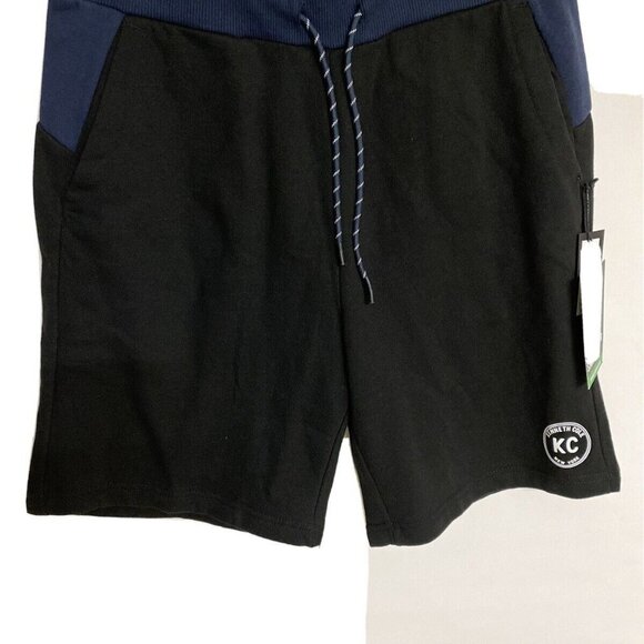 Kenneth Cole Men's Black Eco-Jogger Knit Short Sz L Organic Cotton Blend NWT $59 - Picture 1 of 7